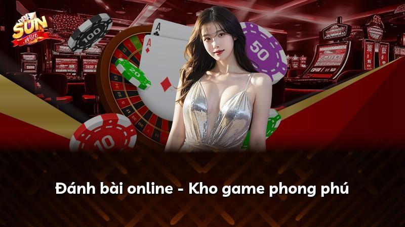 Đánh bài online - Kho game phong phú