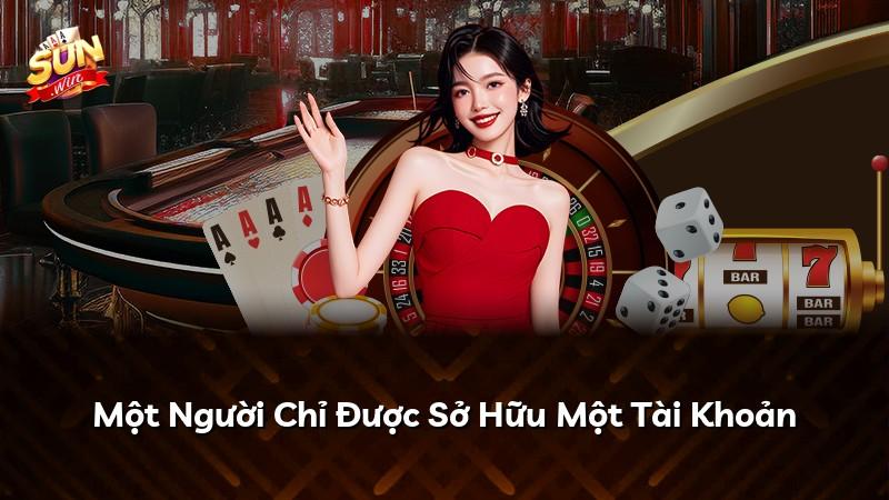 Một Người Chỉ Được Sở Hữu Một Tài Khoản
